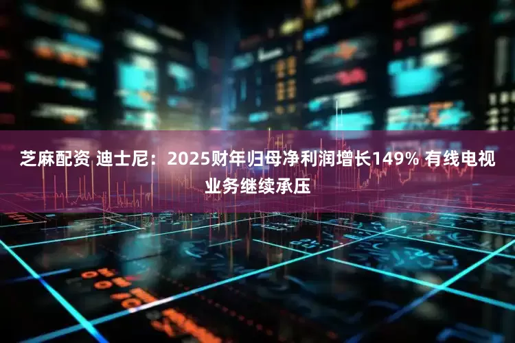 芝麻配资 迪士尼：2025财年归母净利润增长149% 有线电视业务继续承压